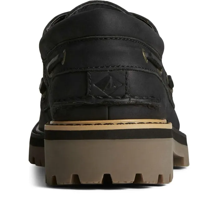 Boat Shoes Men Sperry Authentic Original Lug 3Eye Boat Shoe Black Boat Shoes Men Sperry Authentic Original Lug 3Eye Boat Shoe Black
