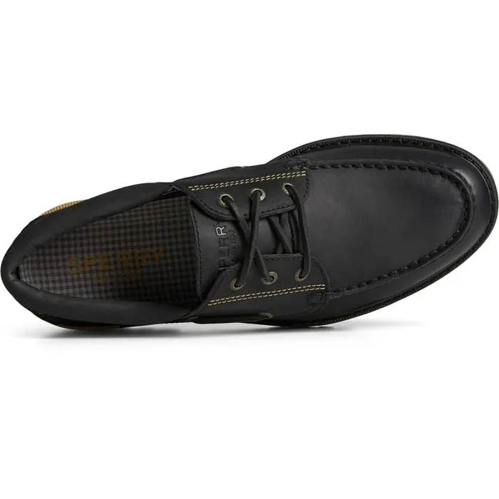Boat Shoes Men Sperry Authentic Original Lug 3Eye Boat Shoe Black Boat Shoes Men Sperry Authentic Original Lug 3Eye Boat Shoe Black