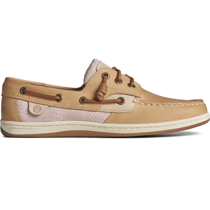 Boat Shoes Women Sperry Songfish Jacquard Boat Shoe Tan