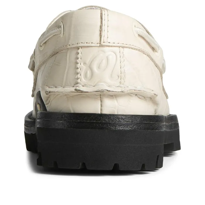 Boat Shoes Women Sperry Sperry X Malbon Authentic Original 3Eye Croc Boat Shoe Ivory Boat Shoes Women Sperry Sperry X Malbon Authentic Original 3Eye Croc Boat Shoe Ivory