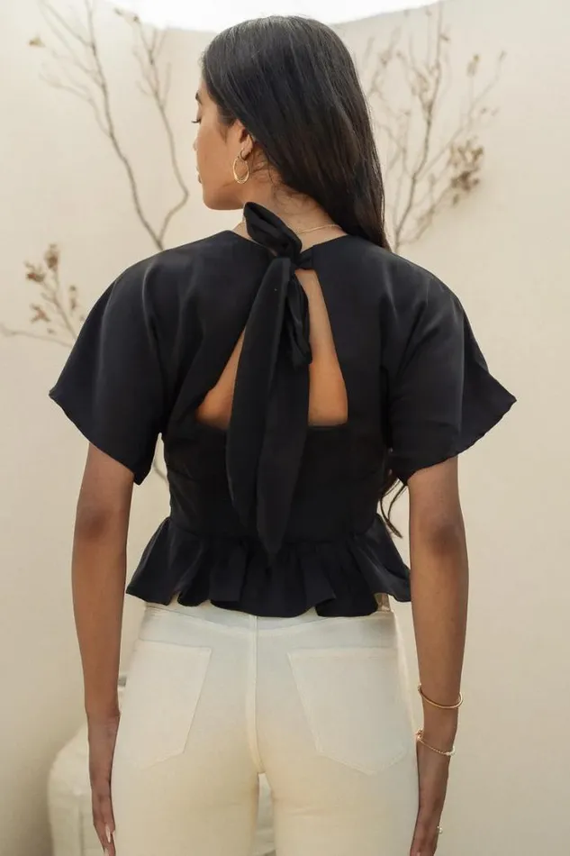 Bohme Blouses Poesy Blouse In Black 8211 FINAL SALE Black 8211 Women Bohme Blouses Poesy Blouse In Black 8211 FINAL SALE Black 8211 Women
