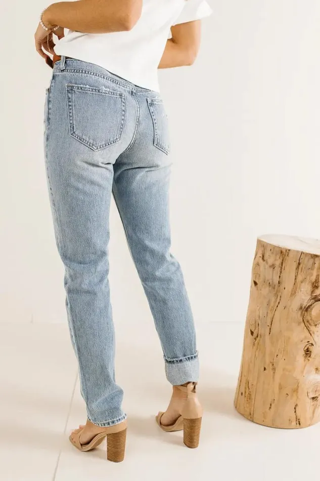 Bohme Denim Abbie Straight Leg Jeans 8211 FINAL SALE Light Wash 8211 Women Bohme Denim Abbie Straight Leg Jeans 8211 FINAL SALE Light Wash 8211 Women