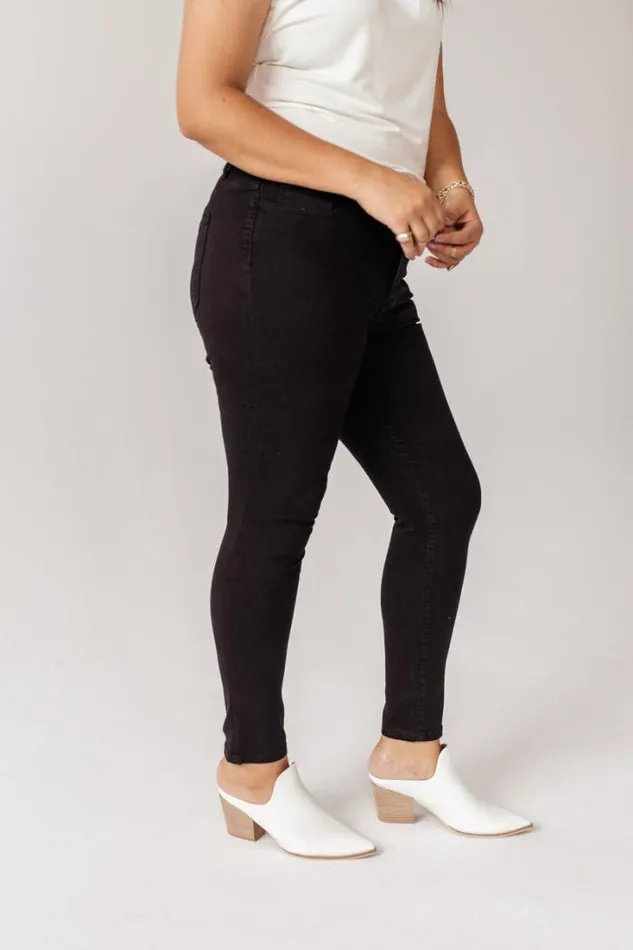 Bohme Denim Flying Monkey Salma MidRise Skinny Jeans 8211 FINAL SALE Black 8211 Women Bohme Denim Flying Monkey Salma MidRise Skinny Jeans 8211 FINAL SALE Black 8211 Women