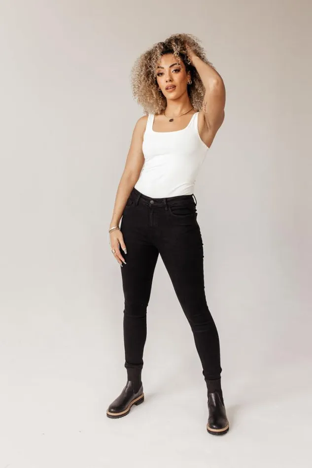 Bohme Denim Flying Monkey Salma MidRise Skinny Jeans 8211 FINAL SALE Black 8211 Women Bohme Denim Flying Monkey Salma MidRise Skinny Jeans 8211 FINAL SALE Black 8211 Women
