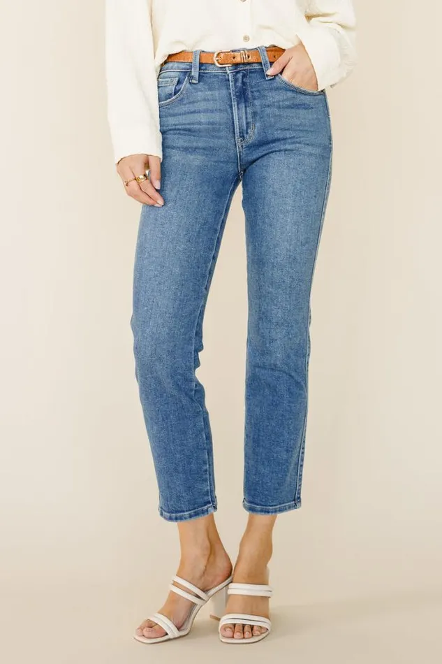 Bohme Denim Tillie Straight Leg Jeans In Medium Wash Medium Wash 8211 Women