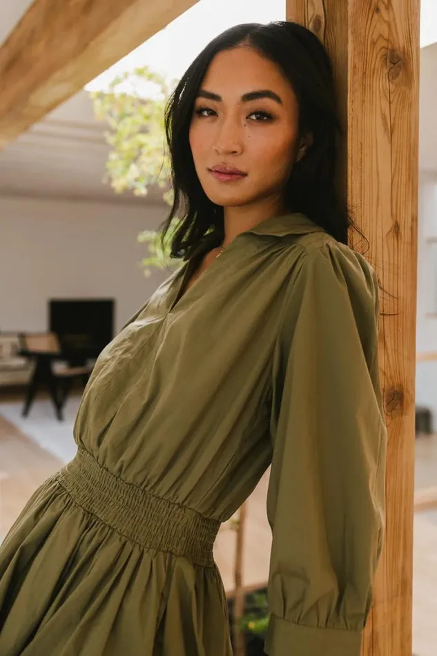 Bohme Dresses Alice Mini Dress In Olive Olive 8211 Women Bohme Dresses Alice Mini Dress In Olive Olive 8211 Women