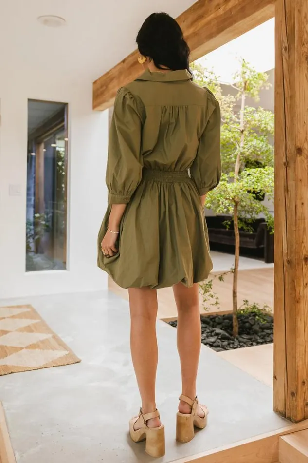 Bohme Dresses Alice Mini Dress In Olive Olive 8211 Women Bohme Dresses Alice Mini Dress In Olive Olive 8211 Women