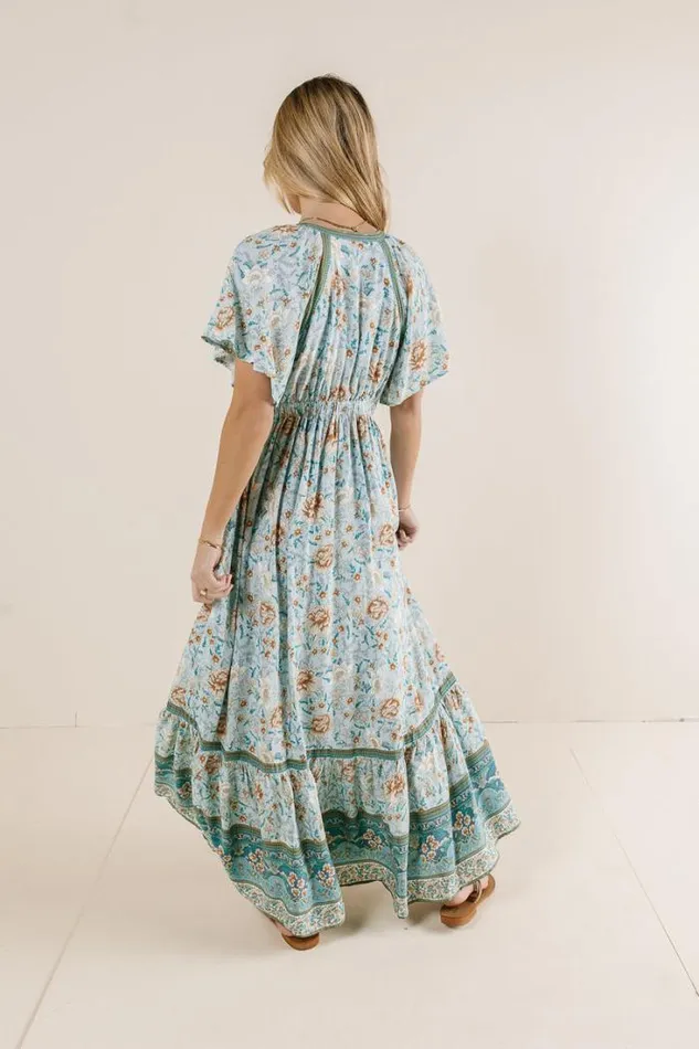 Bohme Dresses Cary Floral Dress In Blue Blue 8211 Women Bohme Dresses Cary Floral Dress In Blue Blue 8211 Women