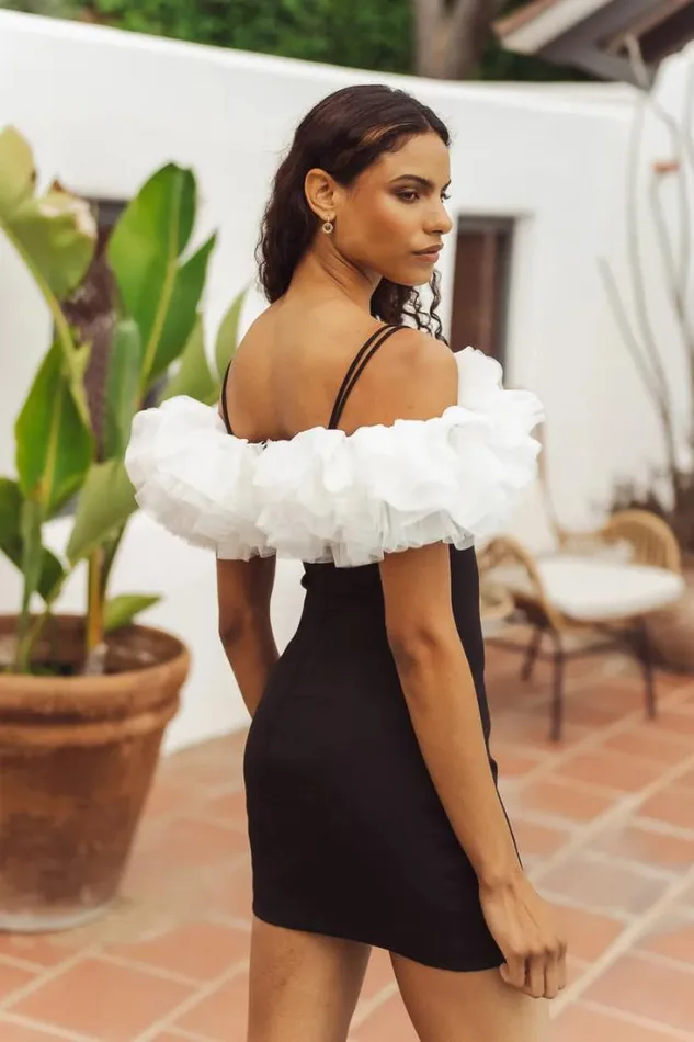 Bohme Dresses Cheryl Mini Dress 8211 FINAL SALE Black 8211 Women