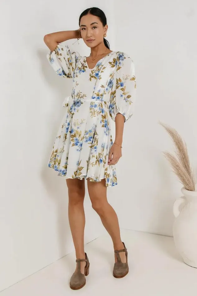 Bohme Dresses Cory Floral Mini Dress Ivory 8211 Women Bohme Dresses Cory Floral Mini Dress Ivory 8211 Women