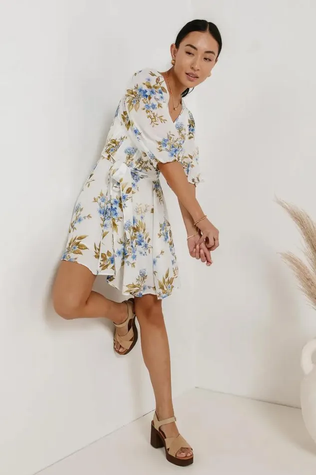Bohme Dresses Cory Floral Mini Dress Ivory 8211 Women Bohme Dresses Cory Floral Mini Dress Ivory 8211 Women