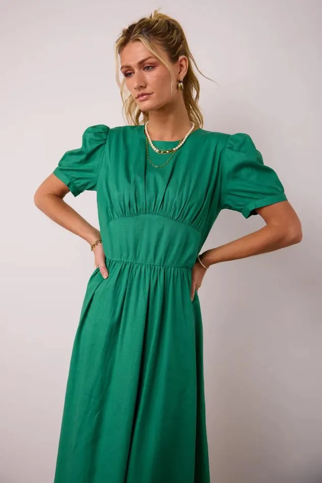 Bohme Dresses Cyrus Midi Dress In Green Green 8211 Women Bohme Dresses Cyrus Midi Dress In Green Green 8211 Women