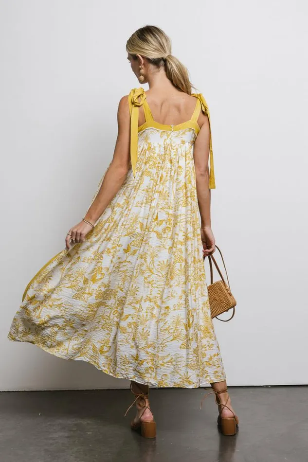 Bohme Dresses Eva Floral Dress In Mustard Mustard 8211 Women Bohme Dresses Eva Floral Dress In Mustard Mustard 8211 Women