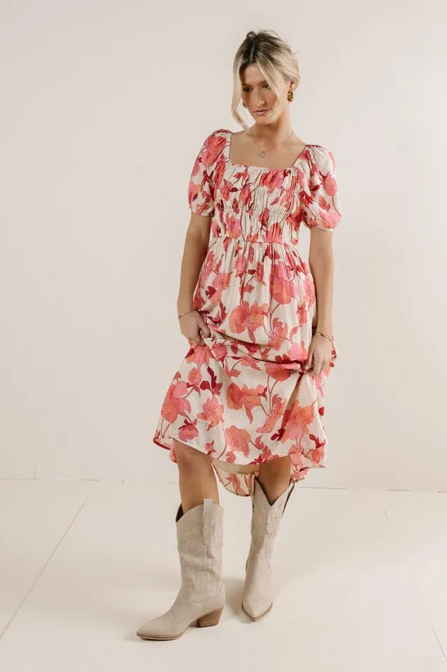 Bohme Dresses Falling For You Midi Dress Red 8211 Women Bohme Dresses Falling For You Midi Dress Red 8211 Women