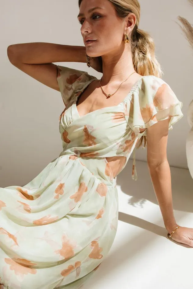 Bohme Dresses Kadee Floral Cut Out Dress Sage 8211 Women Bohme Dresses Kadee Floral Cut Out Dress Sage 8211 Women