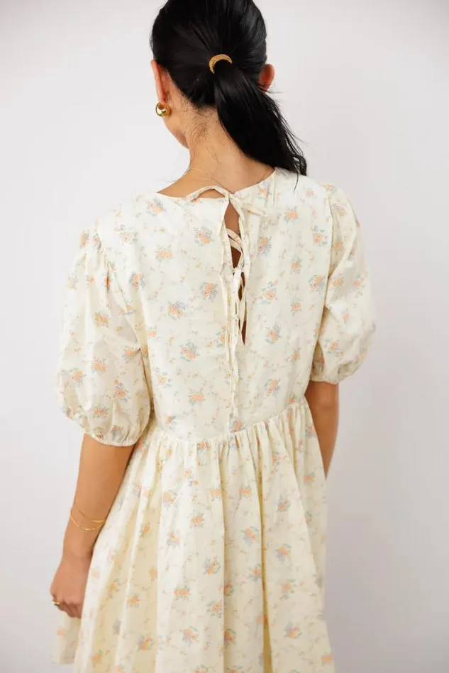 Bohme Dresses Kennedy Floral Mini Dress Peach 8211 Women