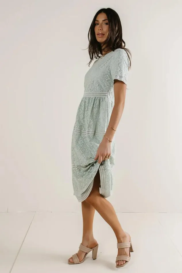 Bohme Dresses Leon Floral Lace Dress Sage 8211 Women Bohme Dresses Leon Floral Lace Dress Sage 8211 Women