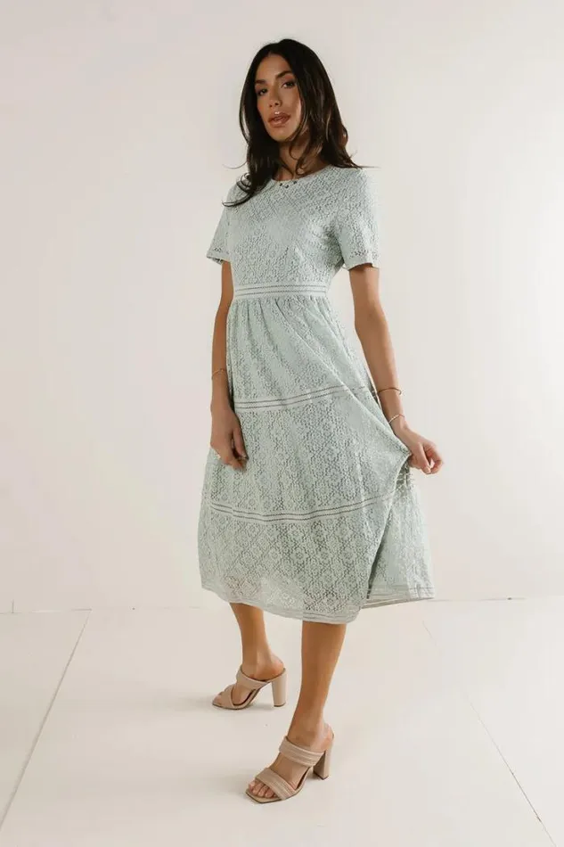 Bohme Dresses Leon Floral Lace Dress Sage 8211 Women Bohme Dresses Leon Floral Lace Dress Sage 8211 Women