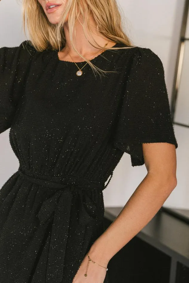 Bohme Dresses Lyanna Sparkle Maxi Dress In Black Black 8211 Women