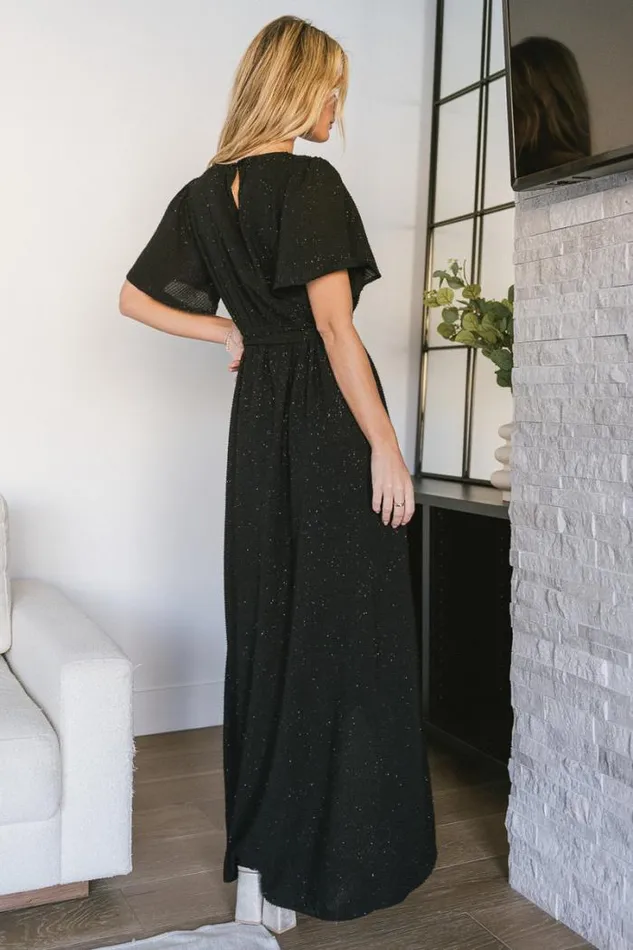 Bohme Dresses Lyanna Sparkle Maxi Dress In Black Black 8211 Women