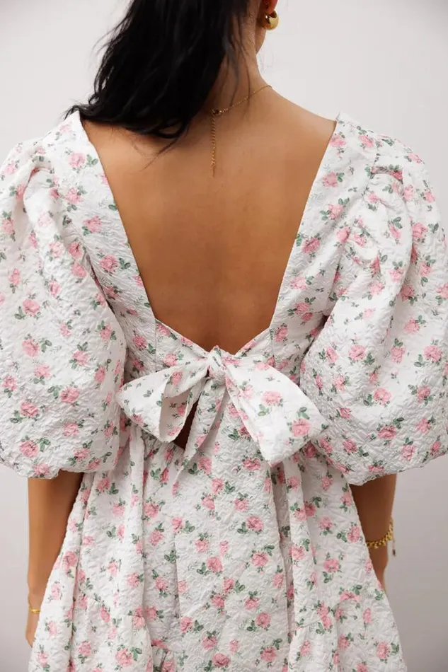 Bohme Dresses Magnolia Floral Babydoll Dress White 8211 Women Bohme Dresses Magnolia Floral Babydoll Dress White 8211 Women