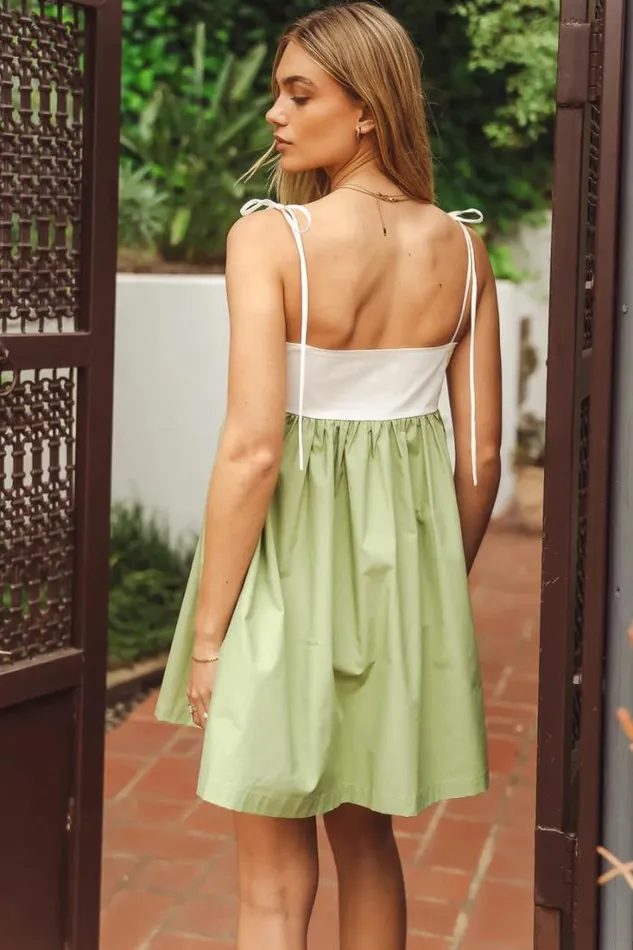 Bohme Dresses Margaret Mini Dress Green 8211 Women Bohme Dresses Margaret Mini Dress Green 8211 Women