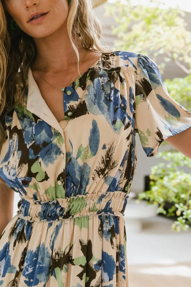 Bohme Dresses Molly Printed Dress Champagne 8211 Women Bohme Dresses Molly Printed Dress Champagne 8211 Women