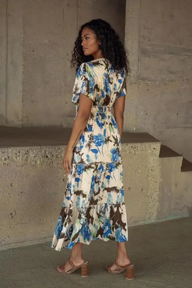 Bohme Dresses Molly Printed Dress Champagne 8211 Women Bohme Dresses Molly Printed Dress Champagne 8211 Women