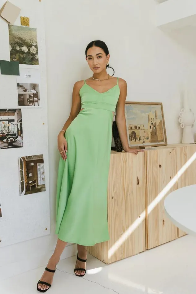 Bohme Dresses Ramona Cut Out Dress In Green Green 8211 Women