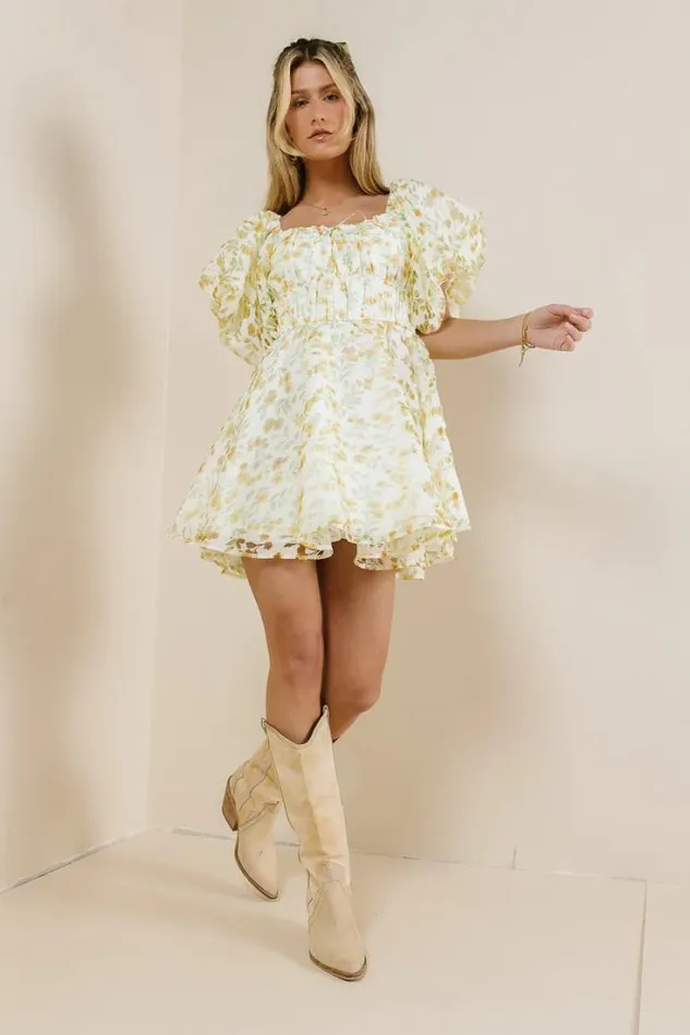 Bohme Dresses Rosalia Floral Mini Dress Ivory 8211 Women Bohme Dresses Rosalia Floral Mini Dress Ivory 8211 Women