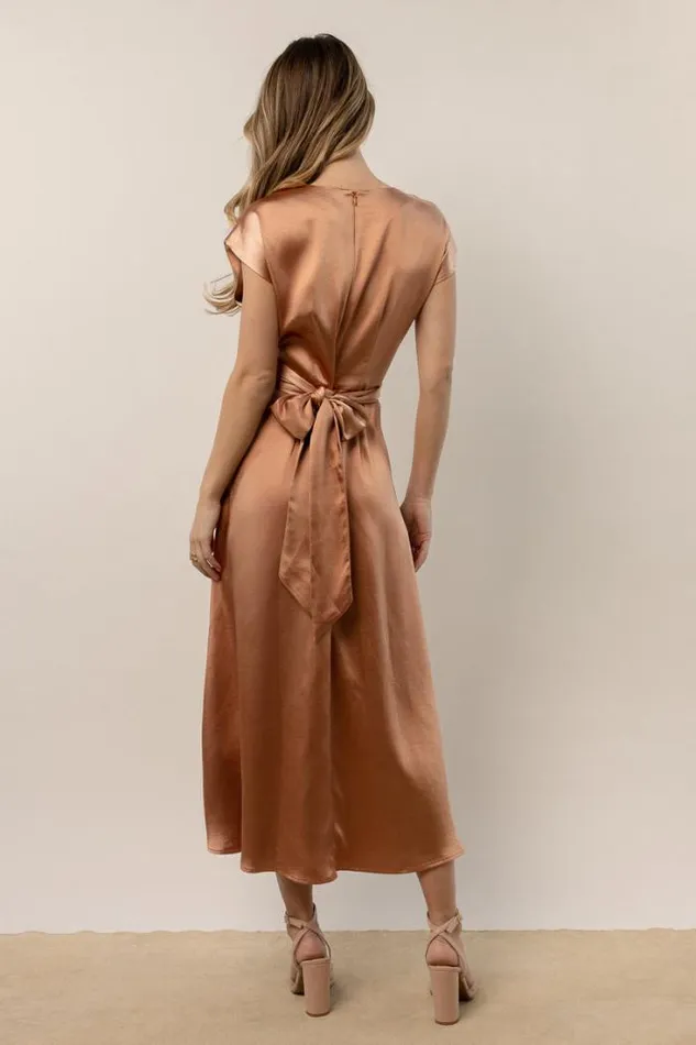 Bohme Dresses Rosalind Midi Dress In Copper Copper 8211 Women Bohme Dresses Rosalind Midi Dress In Copper Copper 8211 Women
