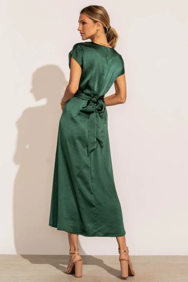 Bohme Dresses Rosalind Midi Dress In Emerald Emerald 8211 Women Bohme Dresses Rosalind Midi Dress In Emerald Emerald 8211 Women