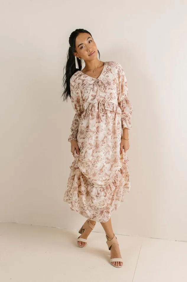 Bohme Dresses Sahily Floral Dress Cream 8211 Women Bohme Dresses Sahily Floral Dress Cream 8211 Women