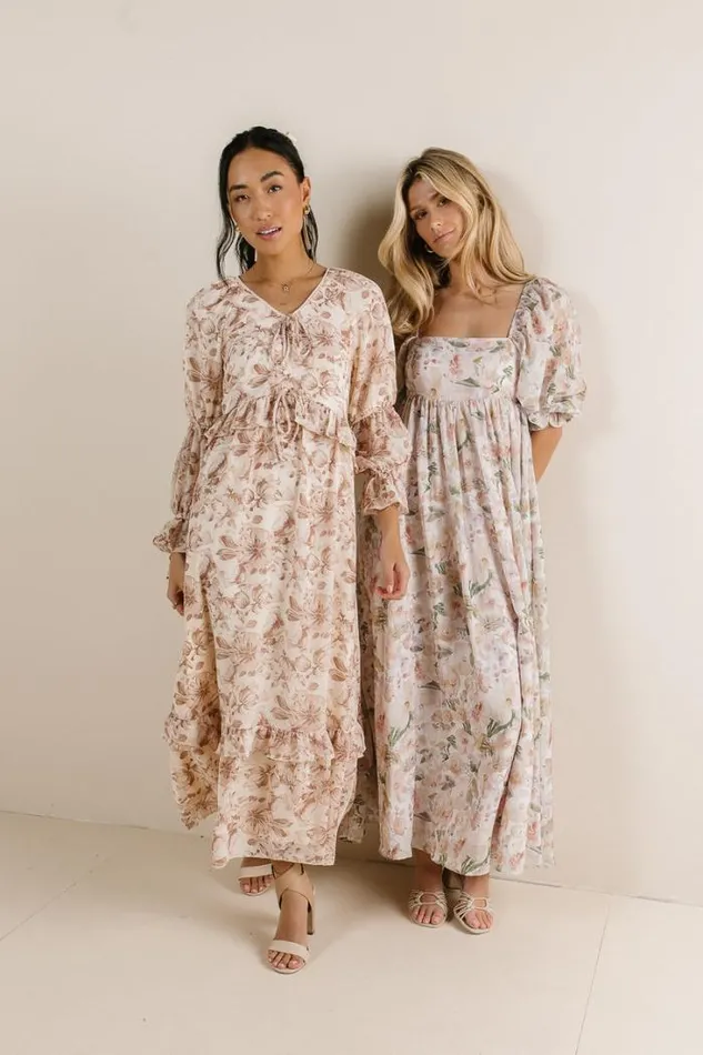 Bohme Dresses Sahily Floral Dress Cream 8211 Women Bohme Dresses Sahily Floral Dress Cream 8211 Women