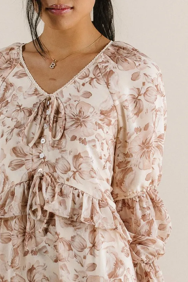 Bohme Dresses Sahily Floral Dress Cream 8211 Women Bohme Dresses Sahily Floral Dress Cream 8211 Women