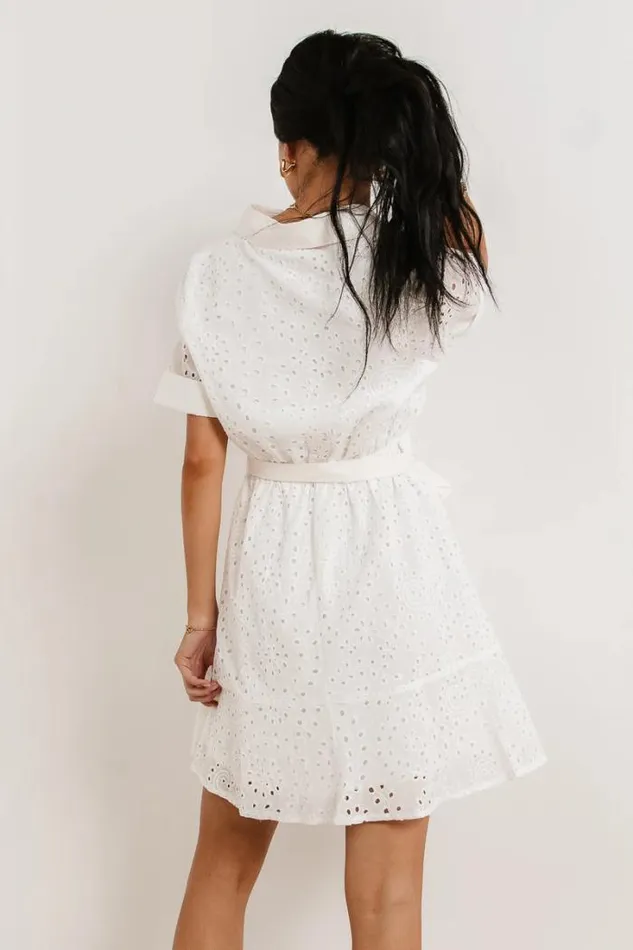 Bohme Dresses Solana Eyelet Lace Dress White 8211 Women