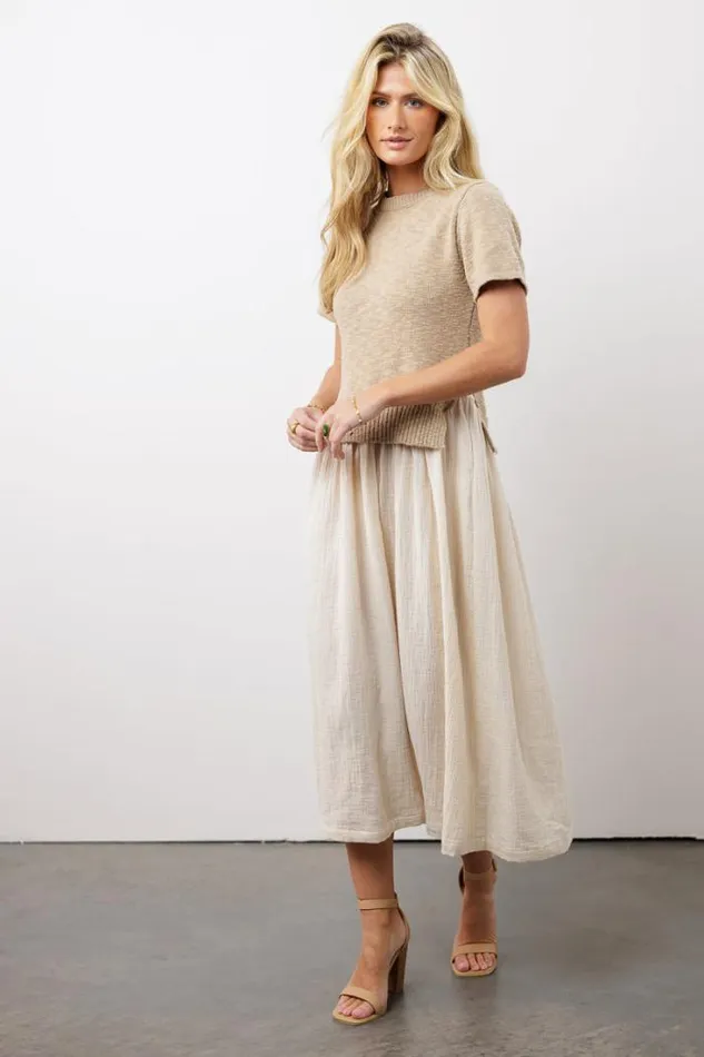Bohme Dresses Suzanna Midi Dress Khaki 8211 Women