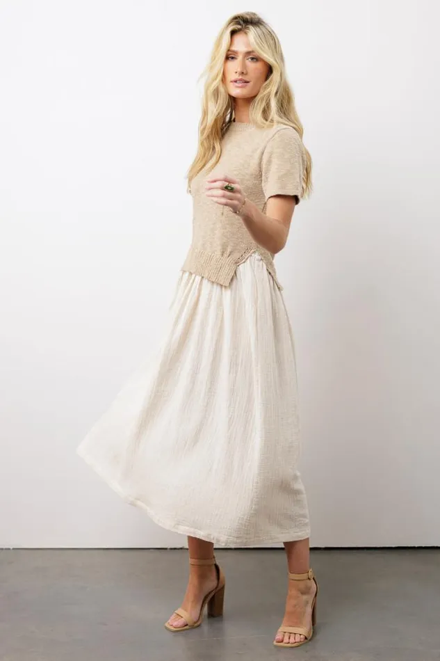 Bohme Dresses Suzanna Midi Dress Khaki 8211 Women Bohme Dresses Suzanna Midi Dress Khaki 8211 Women