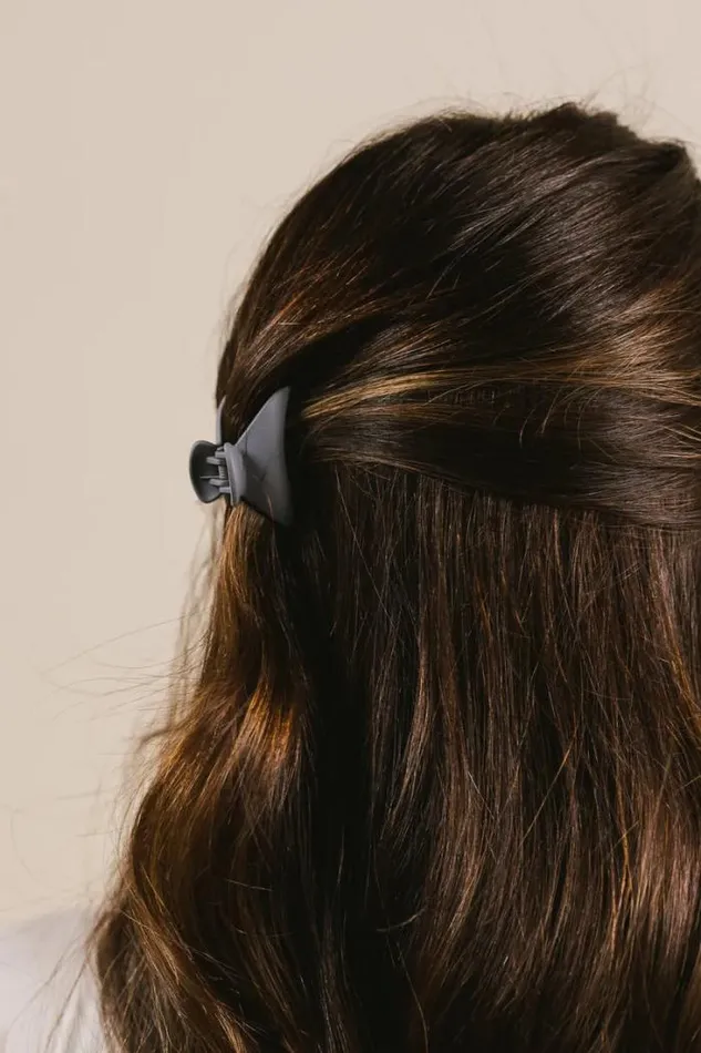 Bohme Hair Accessories Matte Claw Clip In Blue Blue 8211 Women