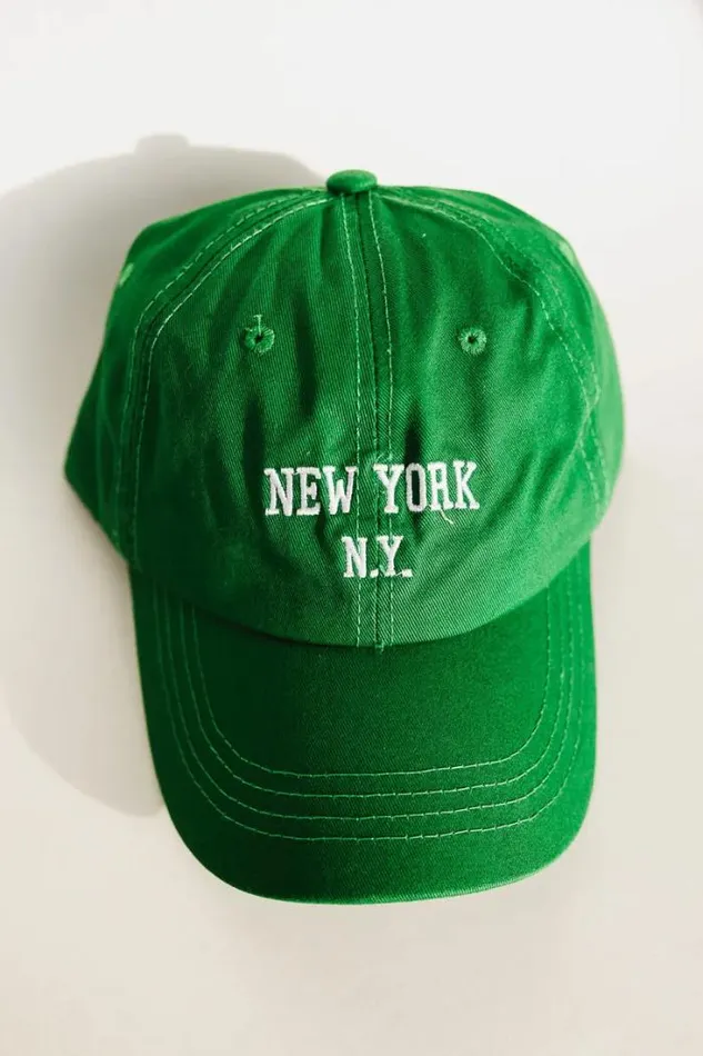 Bohme Hats and Caps New York Baseball Cap In Green Green 8211 Women Bohme Hats and Caps New York Baseball Cap In Green Green 8211 Women