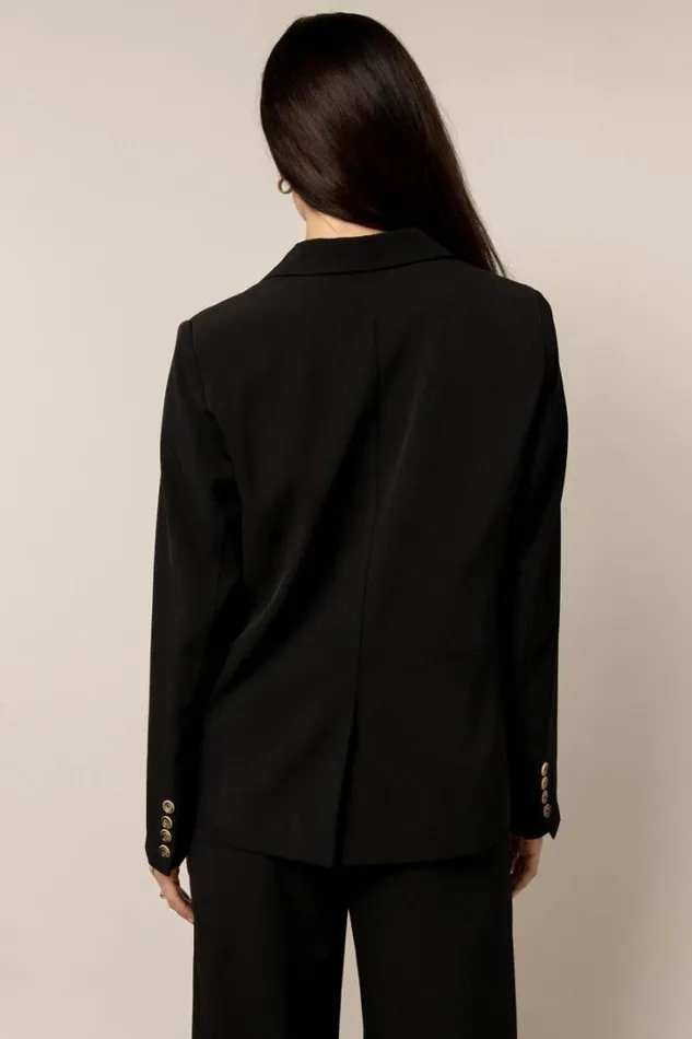 Bohme Jackets and Blazers Romaine Blazer In Black 8211 FINAL SALE Black 8211 Women Bohme Jackets and Blazers Romaine Blazer In Black 8211 FINAL SALE Black 8211 Women