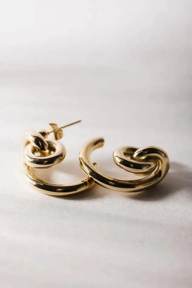 Bohme Jewelry Eliana Abstract Earrings In Gold Gold 8211 Women Bohme Jewelry Eliana Abstract Earrings In Gold Gold 8211 Women