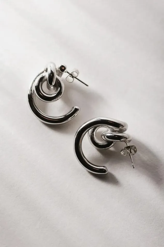 Bohme Jewelry Eliana Abstract Earrings In Silver Silver 8211 Women