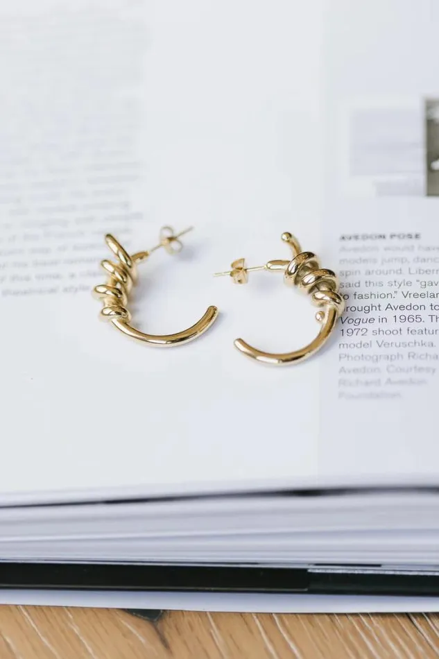 Bohme Jewelry Finn Earrings Gold 8211 Women