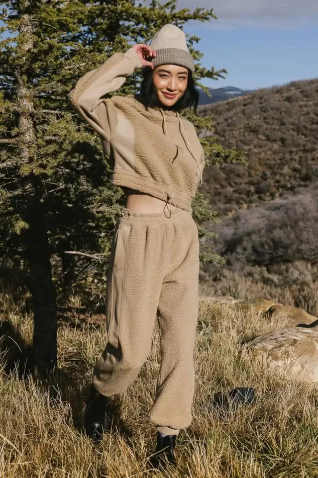 Bohme Loungewear Callie Sherpa Hoodie In Camel Camel 8211 Women Bohme Loungewear Callie Sherpa Hoodie In Camel Camel 8211 Women