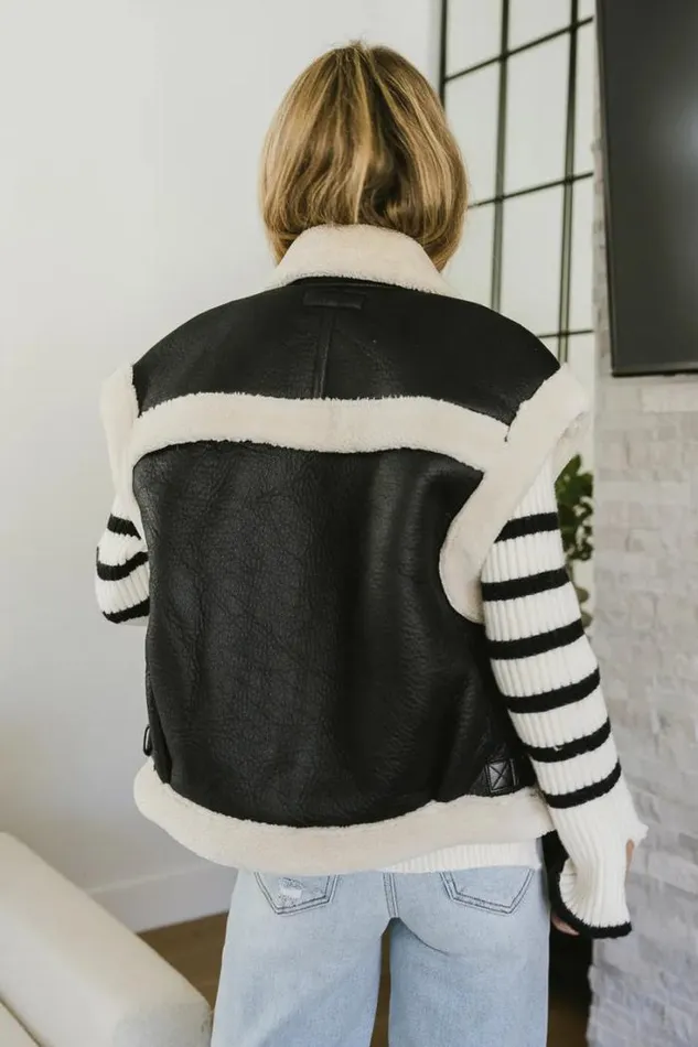 Bohme Outerwear BlankNYC Off To The Races Vest In Black 8211 FINAL SALE Black 8211 Women Bohme Outerwear BlankNYC Off To The Races Vest In Black 8211 FINAL SALE Black 8211 Women