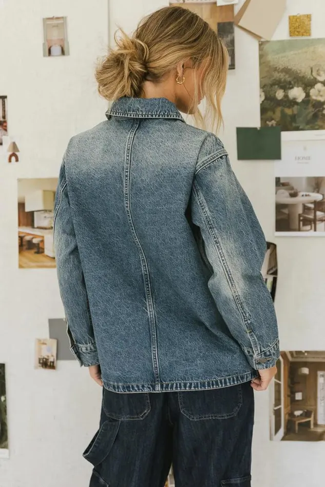 Bohme Outerwear Isabel Denim Jacket Medium Wash 8211 Women Bohme Outerwear Isabel Denim Jacket Medium Wash 8211 Women
