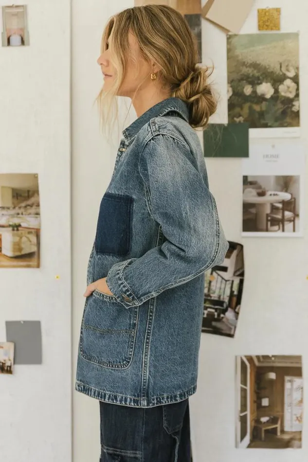Bohme Outerwear Isabel Denim Jacket Medium Wash 8211 Women Bohme Outerwear Isabel Denim Jacket Medium Wash 8211 Women