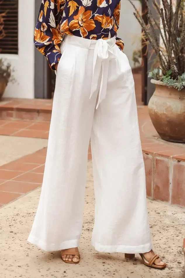 Bohme Pants Brecken Wide Leg Pants In White White 8211 Women Bohme Pants Brecken Wide Leg Pants In White White 8211 Women