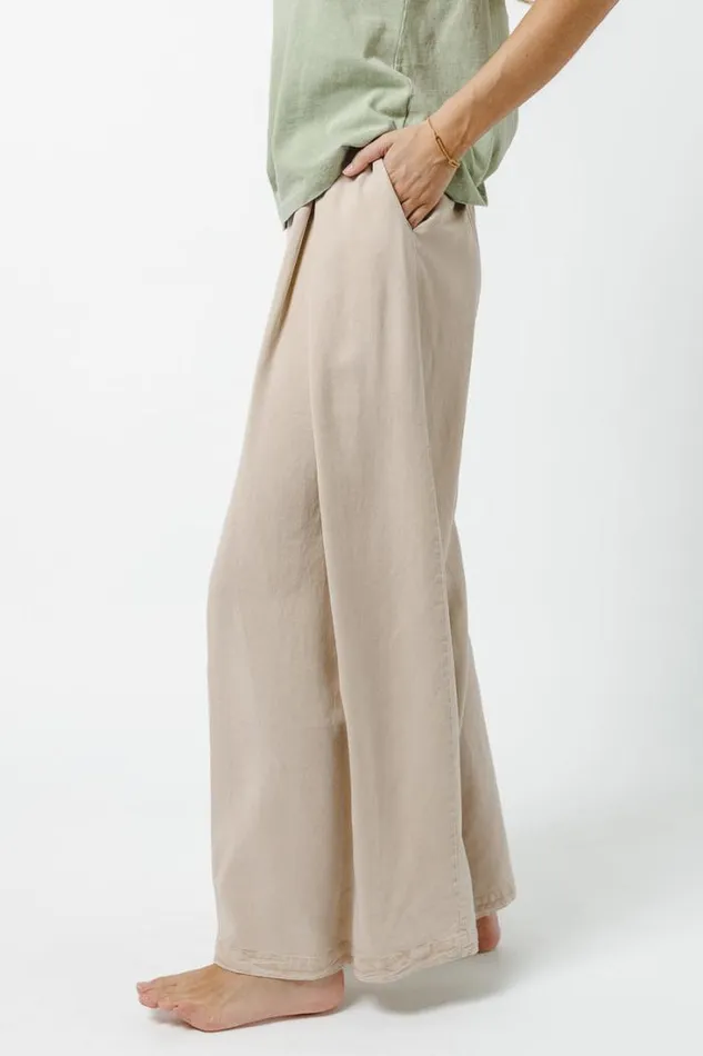Bohme Pants Katie Wide Leg Tencel Pants In Taupe Taupe 8211 Women Bohme Pants Katie Wide Leg Tencel Pants In Taupe Taupe 8211 Women